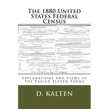 The 1880 United States Federal Census: Explanations and Views of the Varied Eleven Forms