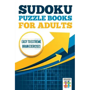 Sudoku Puzzle books for Adults Easy to Extreme Brain Exercises