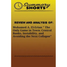 Review and Analysis of: Mohamed A. El-Erian " The Only Game in Town: Central Banks, Instability, and Avoiding the Next Collapse
