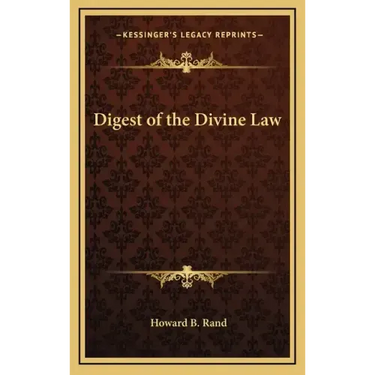 Digest of the Divine Law