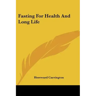 Fasting For Health And Long Life