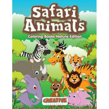 Safari Animals Coloring Books Nature Edition