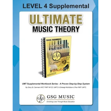 LEVEL 4 Supplemental - Ultimate Music Theory: The LEVEL 4 Supplemental Workbook is designed to be completed with the Basic Rudiments Workbook.
