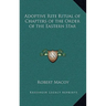 Adoptive Rite Ritual of Chapters of the Order of the Eastern Star