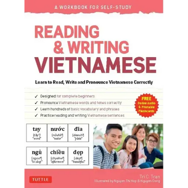 Reading & Writing Vietnamese: A Workbook for Self-Study: Learn to Read, Write and Pronounce Vietnamese Correctly (Online Audio & Printable Flash Cards