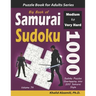 Big Book of Samurai Sudoku: 1000 Medium to Very Hard Sudoku Puzzles Overlapping into 200 Samurai Style