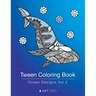 Tween Coloring Book: Ocean Designs Vol 2: Colouring Book for Teenagers, Young Adults, Boys, Girls, Ages 9-12, 13-16, Cute Arts & Craft Gift