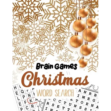 Brain Game Christmas Word Search: Word Search Puzzle book Christmas, Exercise Your Brain Activity Book, Cleverly Hidden Word Searches for Adults, Teen