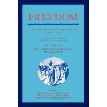 Freedom: Volume 3, Series 1: The Wartime Genesis of Free Labour: The Lower South: A Documentary History of Emancipation, 1861 1