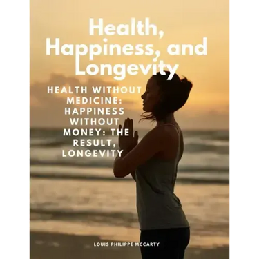 Health, Happiness, and Longevity - Health without medicine: happiness without money: the result, longevity