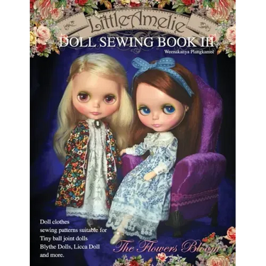 LittleAmelie Doll Sewing Book III: Total of 10 doll clothes sewing patterns with instruction photos.