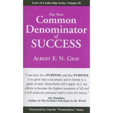 The New Common Denominator of Success