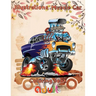 Illustrations Muscle Car Coloring Book adult: 8.5''x11''/ Muscle Car Coloring Book