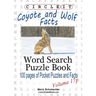 Circle It, Coyote and Wolf Facts, Pocket Size, Word Search, Puzzle Book