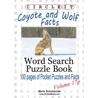 Circle It, Coyote and Wolf Facts, Pocket Size, Word Search, Puzzle Book
