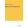 Manual of Supplementary References to the Course of Lectures upon Moral Philosophy