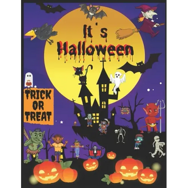 It's Halloween: I Spy Spooky Learning Activity Book For Kids