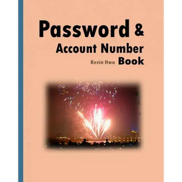 Pass word & Account Number Book: You no longer forget the bank password, keywords.