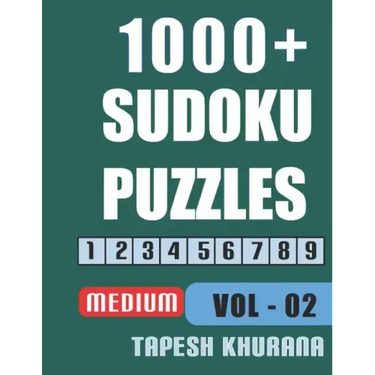 1000+ Sudoku Puzzles: Large Print Sudoku Activity Book for Adults without Answers