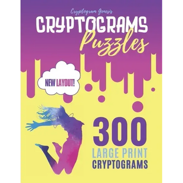 Cryptograms Puzzles: Cryptograms Quotes Puzzles, Cryptogram Families Puzzle Book, Book Of Cryptograms