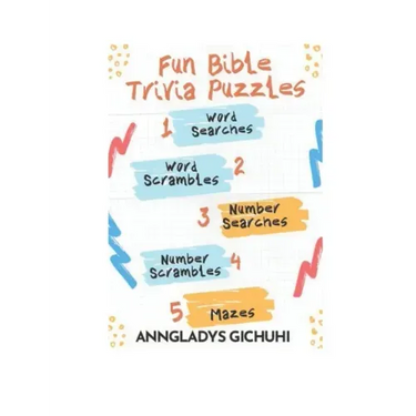 Fun Bible Trivia Puzzles: Word Searches, Word Scrambles, Number Searches, Number Scrambles & Mazes
