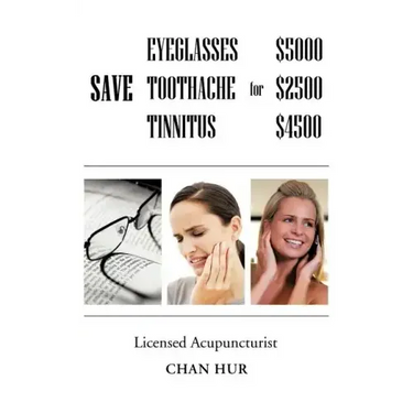 Save $5000 for Glasses, $2500 for Toothache, and $4500 for Tinnitus