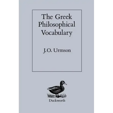 Greek Philosophical Vocabulary