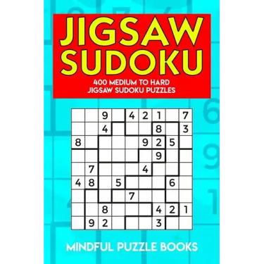 Jigsaw Sudoku: 400 Medium to Hard Jigsaw Sudoku Puzzles