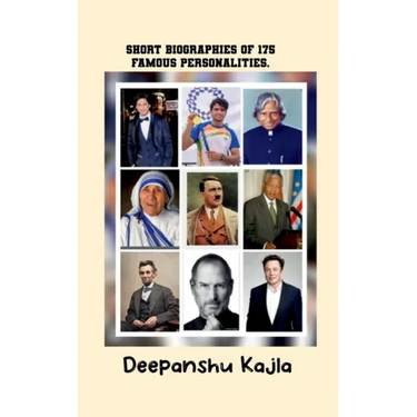 Short biographies of 175 famous personalities.
