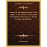 Statutes of the Supreme Council 33rd Degree of the Ancient and Accepted Scottish Rite of Freemasonry for the Southern Jurisdiction