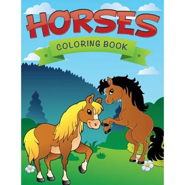 Horses Coloring Book