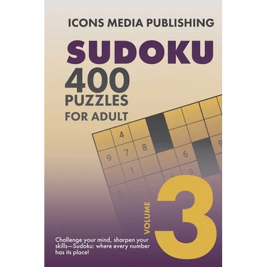 400 Very Hard Level Sudoku Puzzles Volume 3