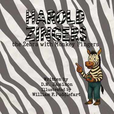 Harold Zingers the Zebra with Monkey Fingers