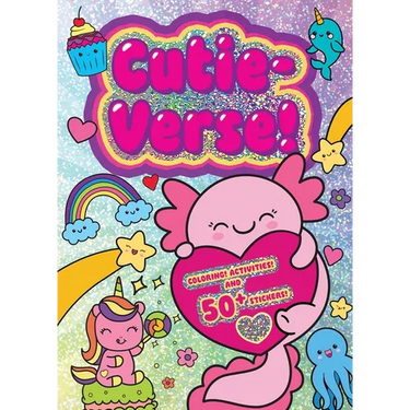 Jumbo Foil Coloring Book: Cutie-Verse
