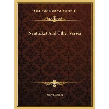 Nantucket And Other Verses
