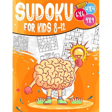 Sudoku for kids 8-12: 200 Sudoku Puzzles for Childen 8 to 12 with Solutions - Increase Memory and Logic