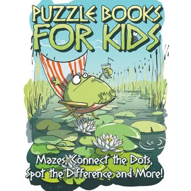 Puzzle Book for Kids: Mazes, Connect the Dots, Spot the Difference and More!