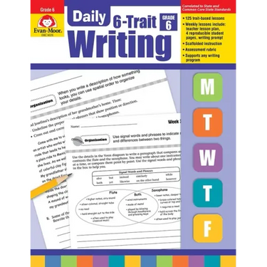 Daily 6-Trait Writing, Grade 6 Teacher Edition