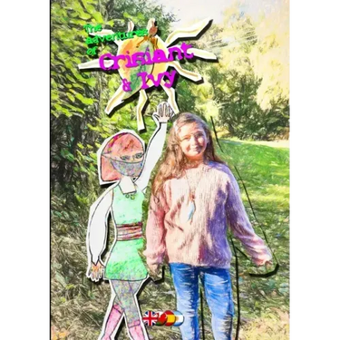 The adventures of Crisiant & Ivy - A trip by the canal: a new friend.: A trip by the canal: a new friend.