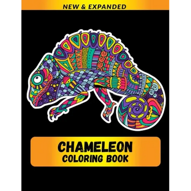 Chameleon Coloring Book (NEW & EXPANDED): Wonderful Chameleon Coloring Book For Chameleon Lover, Adults, Teens