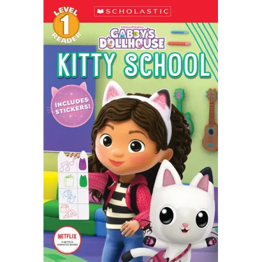 Kitty School (Gabby's Dollhouse: Scholastic Reader, Level 1)