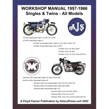 Ajs & Matchless 1957-1966 Workshop Manual All Models - Singles & Twins