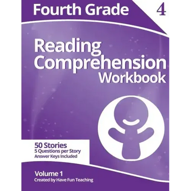 Fourth Grade Reading Comprehension Workbook: Volume 1