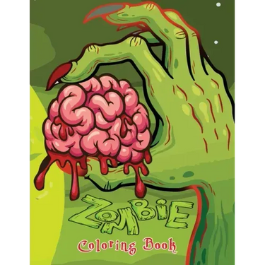 Zombie Coloring Book: Very Scary Zombie Coloring Gag Gift Book for Adults Teenagers and Twins Older Kids Boys & Girls Complete Relaxation an