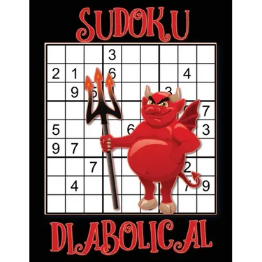 Sudoku Diabolical: Sudoku Expert, Hard Sudoku Books for Adults, Sudoku Gift Book, Sudoku Difficult Level