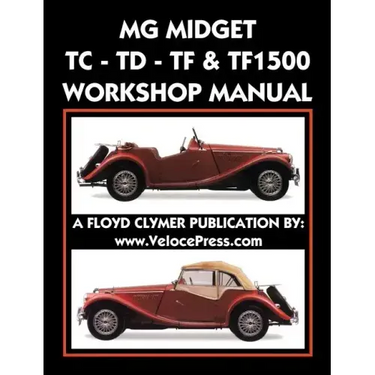 MG Midget Tc-Td-Tf-Tf1500 Workshop Manual
