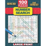 100 Number Search Puzzles: Number Search Puzzle Book for Adults, Teens and Seniors, Large Print-Edition, with Solutions (Search and Find)