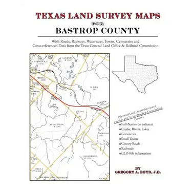 Texas Land Survey Maps for Bastrop County