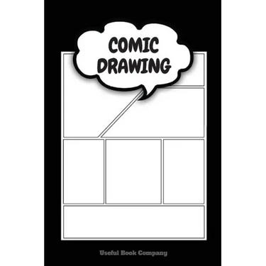 Comic Drawing: Make your own Comic Book, 6 x 9 inches, Over 100 pages, Comic Book templates