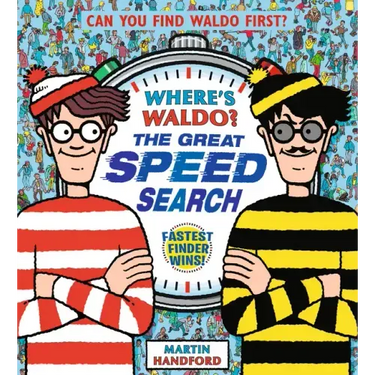 Where's Waldo?: The Great Speed Search: (A Hidden Object Activity Book That Lays Flat for Head-To-Head Competition with Friends & Family - A Perfect G
